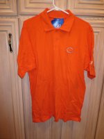 (image for) NFL Chicago Bears Orange Team Logo Polo T-Shirt, M (154)