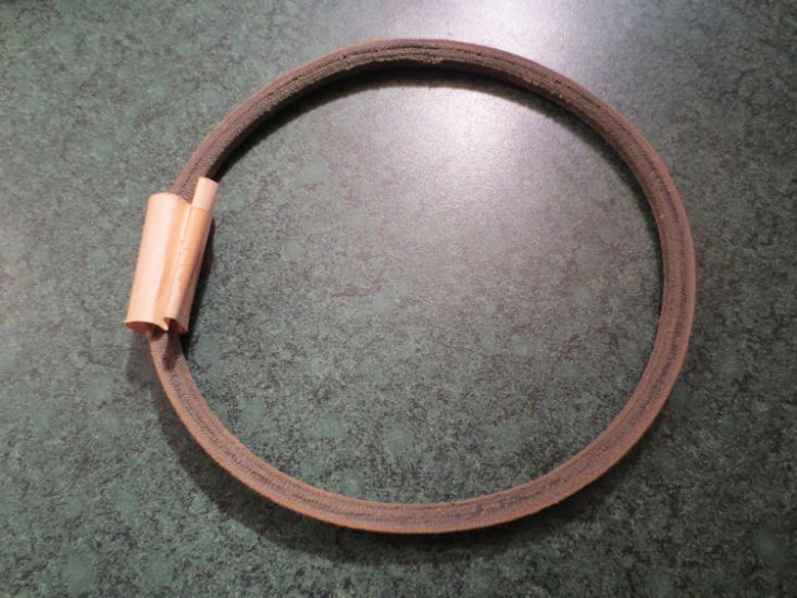 (image for) Belt, Thick, Squared V-belt, 12 3/4" - Click Image to Close