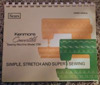 (image for) Sears Kenmore 1791 Instruction Manual, Original