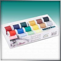 (image for) Rayon Embroidery Thread, 18 Spools **