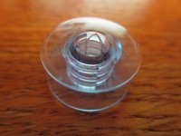 (image for) Bobbins, Viking Husqvarna, Plastic Corkscrew, 6 Bobbins, Item B8