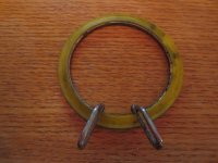 Hoops, Set of 2, 2 1/4", Flawed due to Discoloration