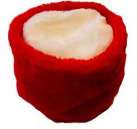 (image for) Hayden Lane Hat, Wisconsin Red & White, Price on Tag is $34