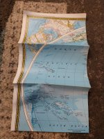 (image for) VINTAGE NATIONAL GEOGRAPHIC ENDANGERED EARTH MAP DECEMBER 1988 SUPPLEMENT