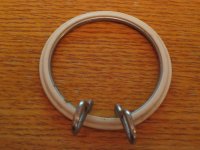 Hoops, Set of 2, 2 1/4" (Yellow) & 2 1/8" (White)
