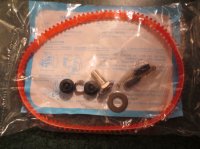 Belt Kit, 14 1/2" belt with Accessories for Standard Motor