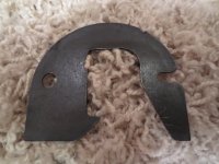 (image for) Plate, Metal, Black, Item NPB9