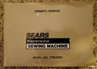 (image for) Sears Kenmore 385.1764180, Original Instruction Manual