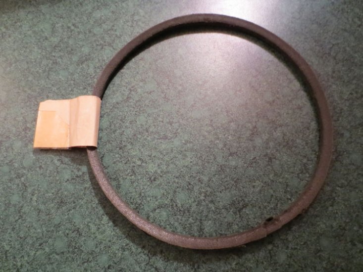 (image for) Belt, Thick, Squared V-belt, 15" - Click Image to Close
