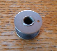 (image for) Bobbins, Small Hole & Cut-out on Each Side, 6 Bobbins, Item B2