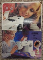 (image for) Pfaff, 1213, 1214, and 1222E, Original Manual Plus Advertising