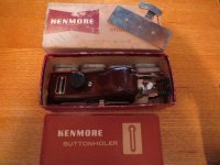 Buttonholer, Kenmore, with 9 Templates, Insert, and Manual