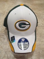 (image for) NFL Green Bay Packers Baseball Hat, L/XL, White & Green (75)