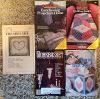 (image for) Magazines, Treadleart, Workbasket, Plastic Canvas, and Singer