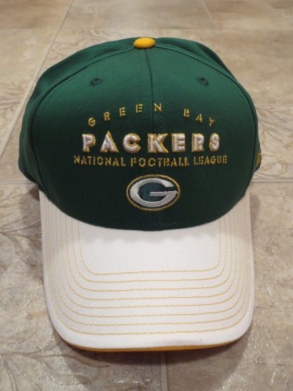 (image for) NFL Green Bay Packers Baseball Cap Hat, Green & White (64) - Click Image to Close