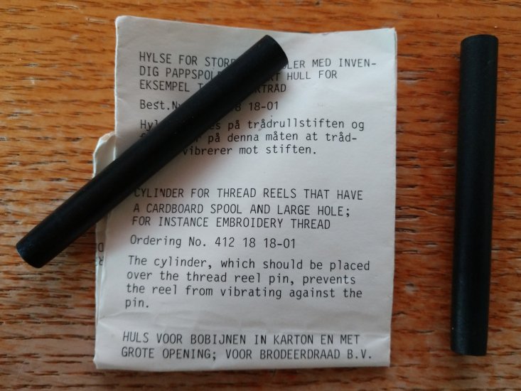 (image for) Spool Pin Cylinder for Embroidery Thread Spools, 2, Item SPC2 - Click Image to Close