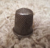 (image for) Thimble, Metal, Vintage