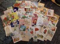 (image for) VINTAGE ANTIQUE GREETING CARDS EPHEMERA FOR CRAFT USE