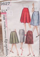 (image for) Pattern, Simplicity, 5627, Waist 26, Hip 36