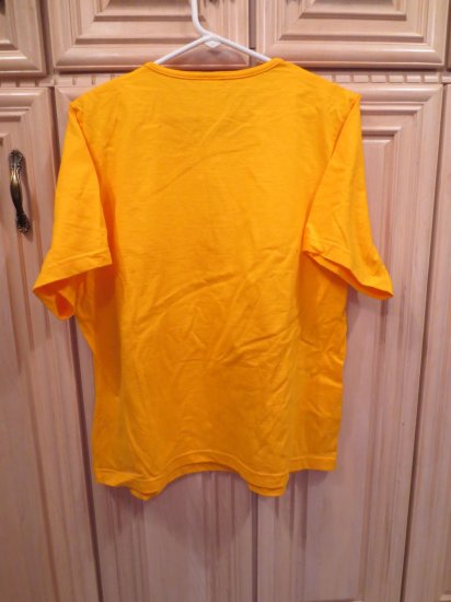 (image for) NFL For Her Green Bay Packers Yellow Logo T-Shirt, 1X (40) - Click Image to Close