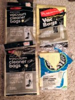 RUBBERMAID EUREKA UPRIGHTS STYLE F & G VACUUM BAGS - 3 PACKAGES