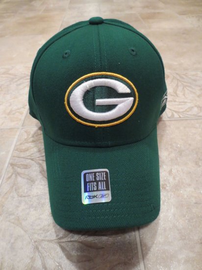 (image for) NFL Green Bay Packers Baseball Cap Hat, Green (71) - Click Image to Close