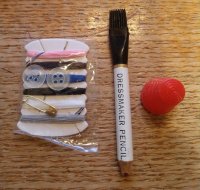 Mini Handsewing Kit, Thimble, Dressmaker Pencil, Item KIT3