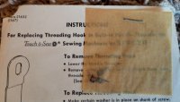 (image for) Threading Hook Built-in Needle Threader, Singer Touch & Sew, UP#