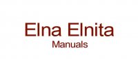 Elna & Elnita Service Manuals, Original