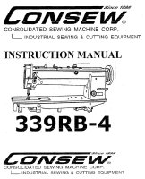 (image for) Consew Sewing Machine, PDF Instruction Manual, Model 339RB-4