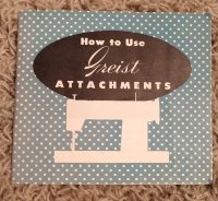 Booklet, How to Use Greist Attachments, Aqua