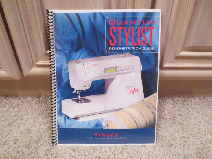 (image for) Demonstration Guide, Singer Quantum Stylist - Click Image to Close