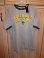 (image for) NFL Green Bay Packers Gray T-Shirt with Green Edging, Large (41)