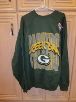 (image for) NFL Green Bay Packers Green Sweatshirt, 3XL, Made in USA (44)