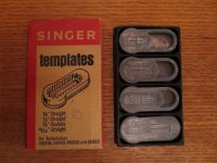 Singer Buttonholer Templates, Metal, Item SBTM