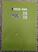 (image for) Super Automatic 114, 214 Instruction Manual, Original