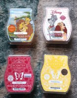 (image for) LOT OF 4 - SCENTSY WAX MELT BARS - APPLE PRESS, LION KING CIRCLE OF LIFE, DISNEY FAITHFUL FRIENDS, PINEAPPLE ROSE