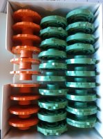 Cams, Sears Kenmore, 30 in Case, Orange and Green, KC-OG