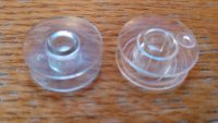 (image for) Bobbins, No Holes, Plastic, 6 Bobbins, Item B1