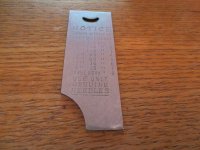 (image for) Slide Plate, Item SP814