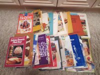 (image for) VINTAGE LOT OF COOKBOOKS - OVER 25 COOK BOOKS, 1960s-1990s