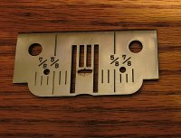 (image for) Needle Plate, Kenmore, Zig-Zag, Part 45718