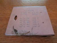 (image for) Slide Plate, Item SP810A